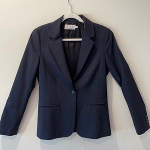 Chaiken navy blue virgin wool blazer, size 6
